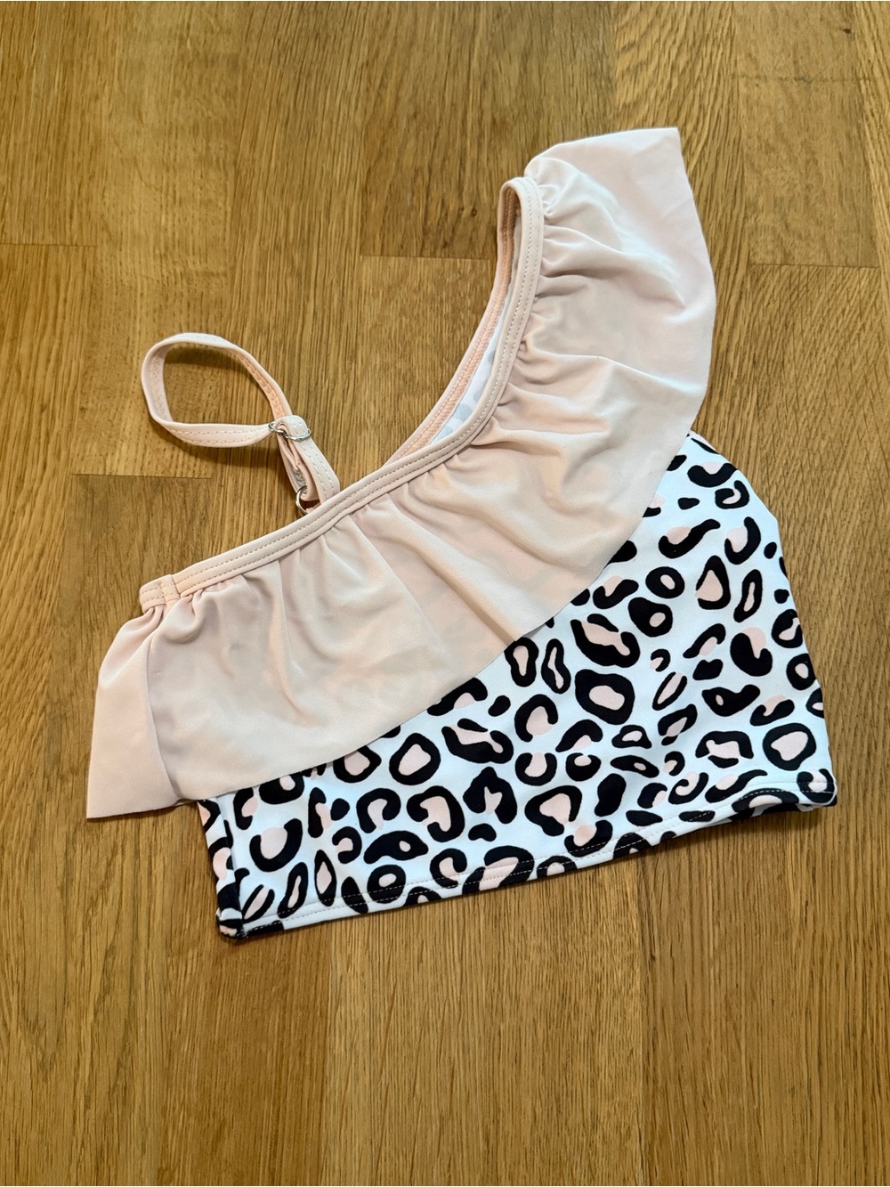 Unbranded 24 MONTHS Leopard Pink Ruffle 3 Piece Bikini Swim Suit - Picture 5 of 13